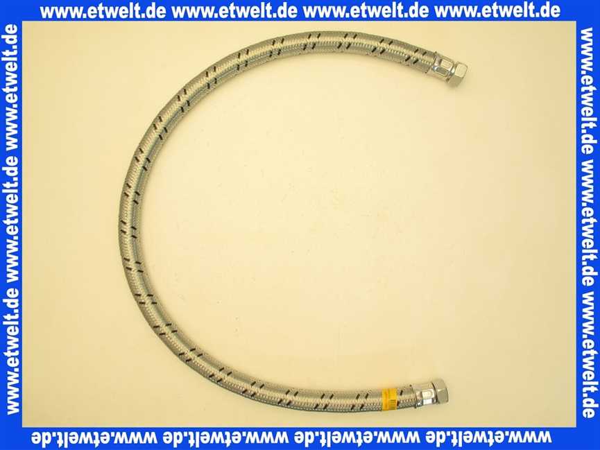 491033 Weishaupt Ölschlauch DN 20 1300 mm lang Kennband schwarz beidseitig Überwurfmutter M 30 X 1,5