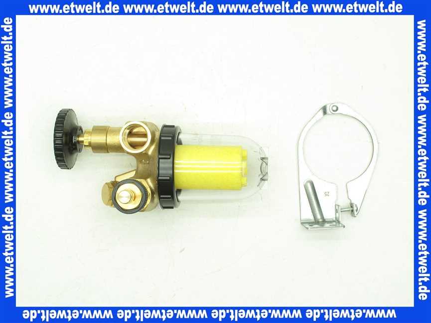 493538 Weishaupt Filter DN15 mit Rücklaufzuführung für Heizöl