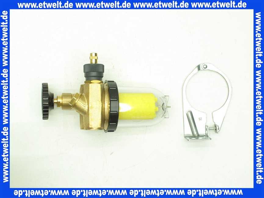 493538 Weishaupt Filter DN15 mit Rücklaufzuführung für Heizöl