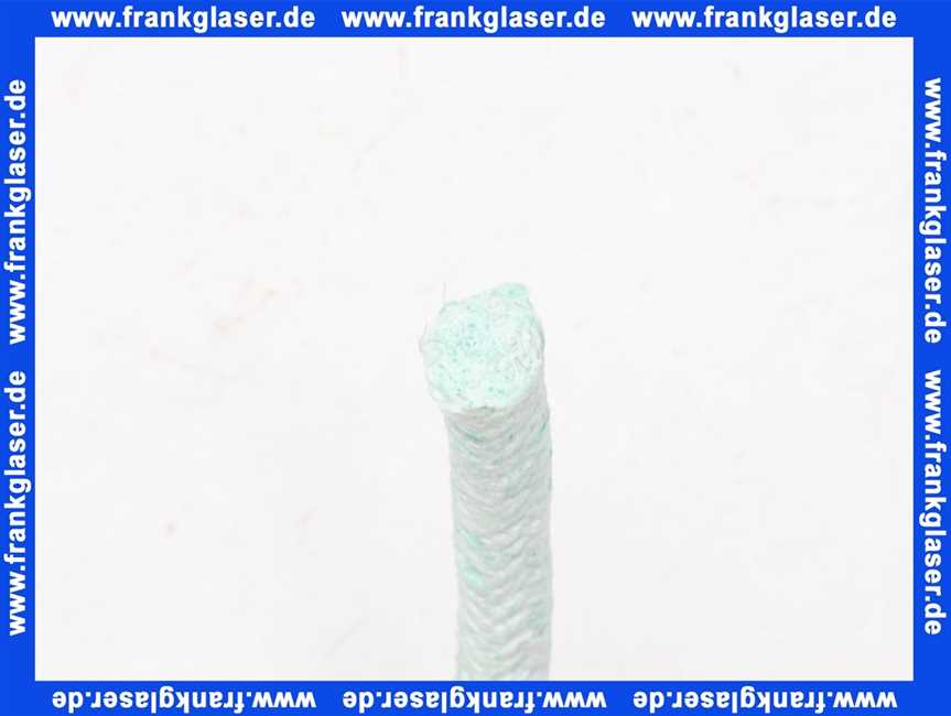 499225 Weishaupt Dichtschnur 15 mm aus keramischen Fasern Pyrostop Rope E 2011 asbestfrei