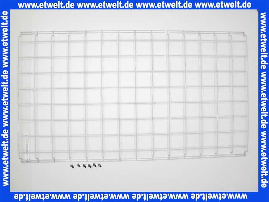 51150401532 Weishaupt Schutzgitter-Set WWP LS 10/13/16-B für Gehäuse-Rückseite inkl. Verschraubungen