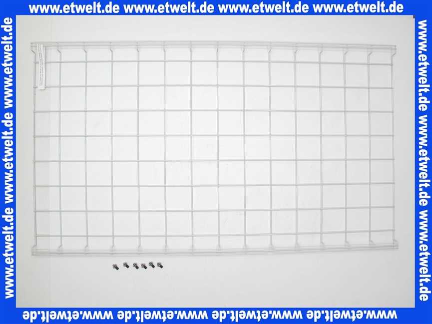 51150401532 Weishaupt Schutzgitter-Set WWP LS 10/13/16-B für Gehäuse-Rückseite inkl. Verschraubungen