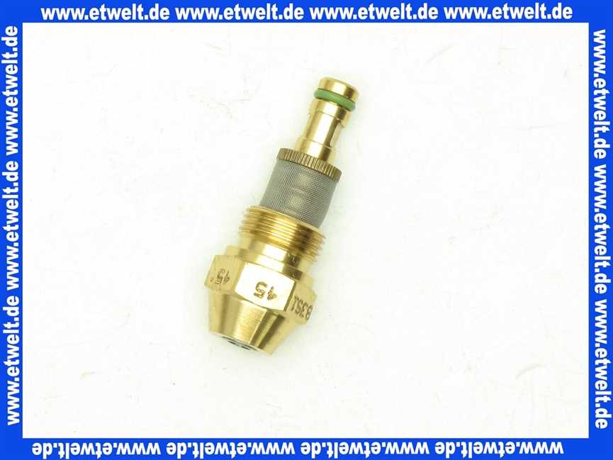 602576 Weishaupt Regeldüse WB3S1 45 kg 45 Grad