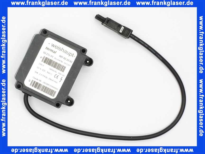 Weishaupt Zündtrafo ZA 30050 E18 220-240V 50-60Hz sekundär603079