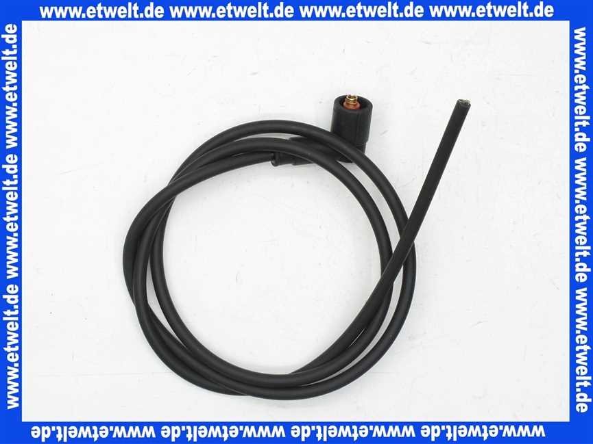 603158 Weishaupt Zündkabel 1250 mm lang silikonfrei schwarz