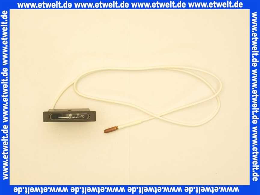 642014 Weishaupt Thermometer 0-120 Cel Typ TF01-059K45 Kapillarrohr 800 lang