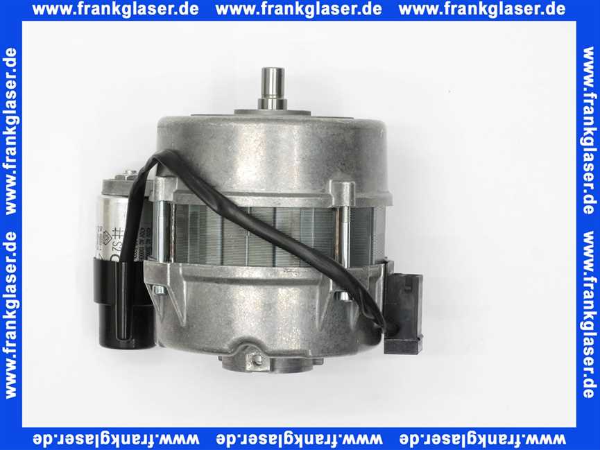 652090 Weishaupt Motor ECK02/H-2 230V 50Hz WL5, 75W 0,52 A, 2810 l/min, Kl.F IP21