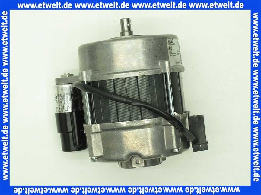 652113 Weishaupt Motor ECK03/H-2/1 230V 50Hz WG10C, 160*C 0,095 KW, 0,9 A, 2900 l/min, Kl.F IP21