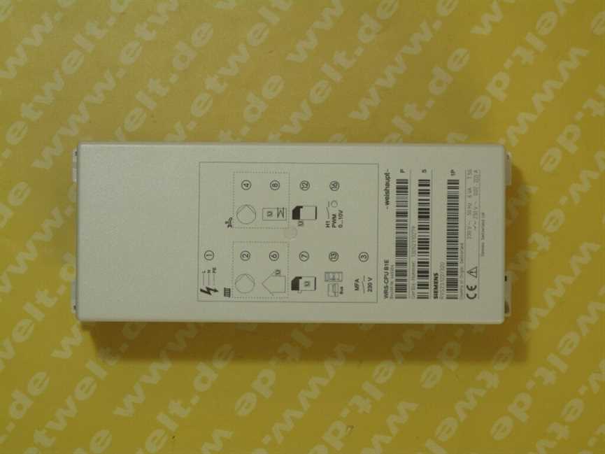 660213 Weishaupt Grundmodul WRS-CPU B1 Typ RVS