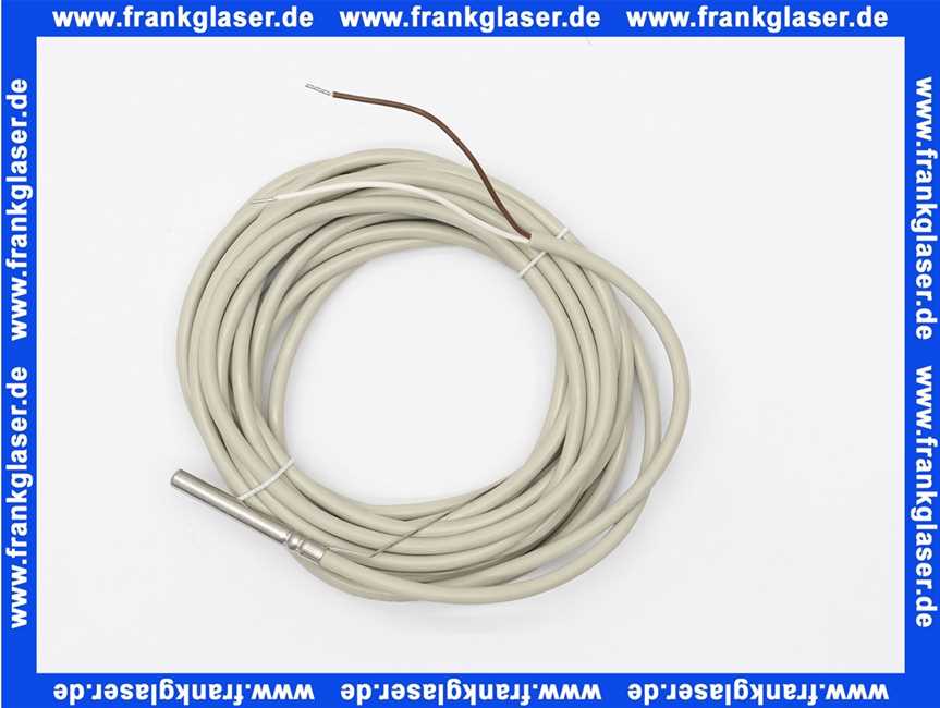 660239 Weishaupt Temperaturfühler NTC 5k STF 222.10 bis 90 Grad 5000 mm lang, mit Wärmeleitpaste