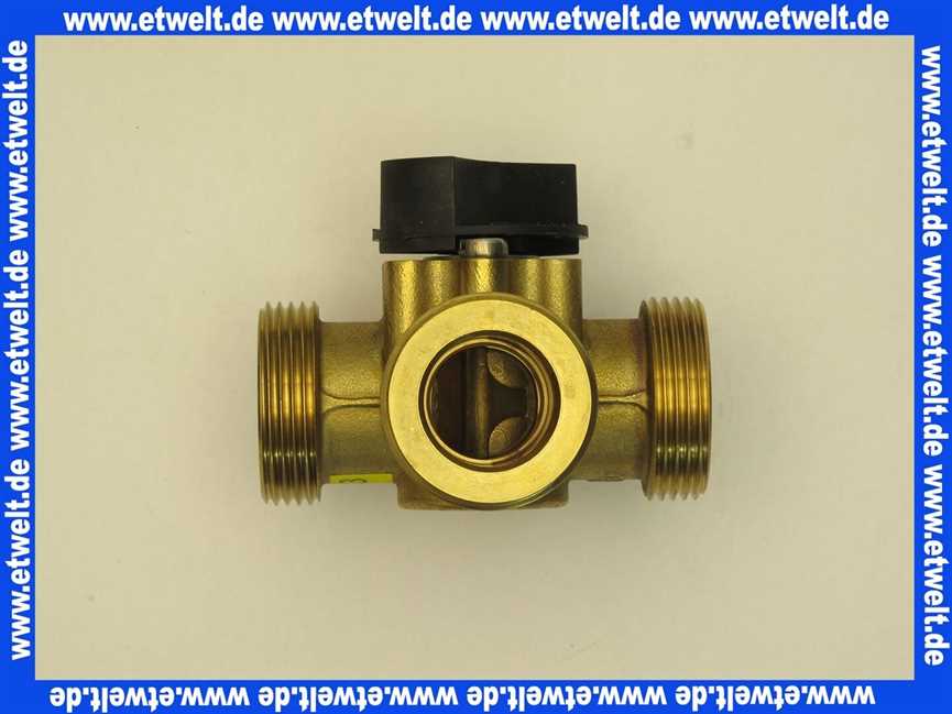 660273 Weishaupt 4-Wege-Mischer BTS 1 1/4W Ms mit Schwerkraftbremse