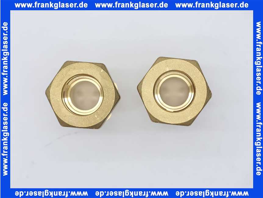 669238 Weishaupt Verschraubungs-Set: 2 St. Verschraubung INOX DN 16 auf 18 mm Ms-Stutzen