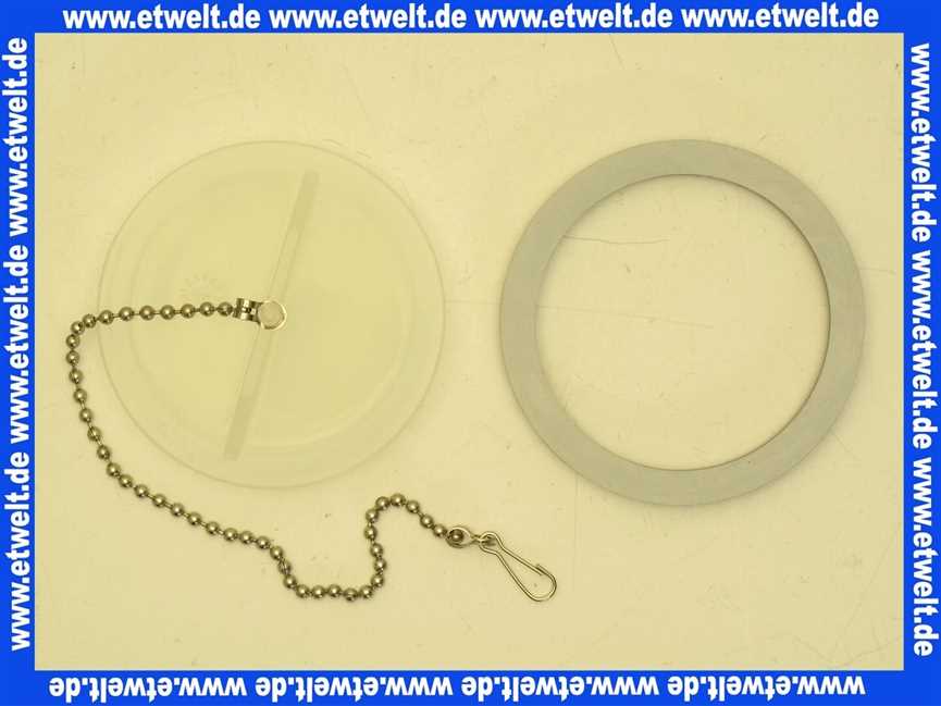 669294 Weishaupt Deckel PP DN 60 mit Dichtung für Revisionsbogen PP/PP DN 125/80 87*