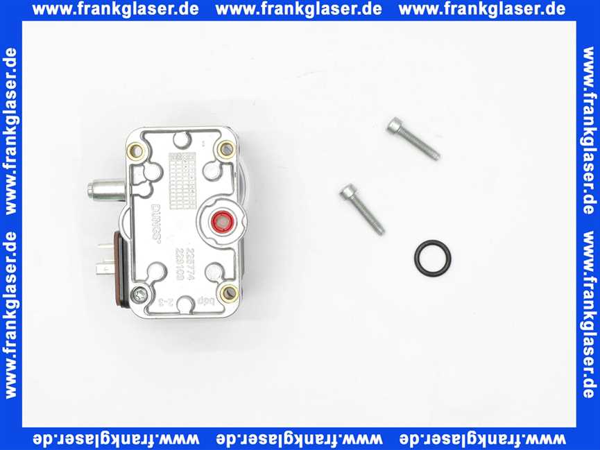 691378 Weishaupt Druckwächter GW50 A5/1 5,0-50 mbar für DMV 503-5125, Steckeranschluss