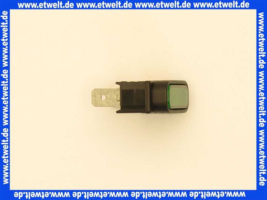 700304 Weishaupt Lampe 2-polig 250V grün