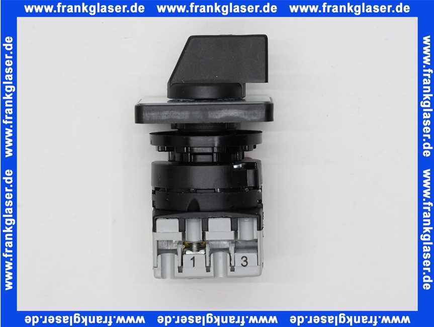 701210 Weishaupt Schalter A1/8ZM/F601/NS 1-polig Stellung 0-1