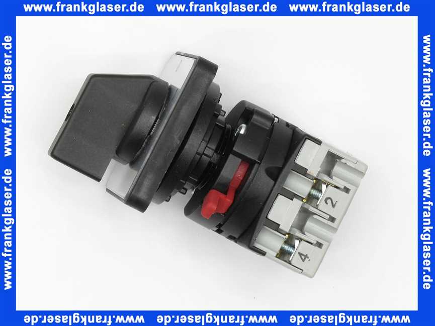 701211 Weishaupt Schalter A2/8ZM/F601/NS 2-polig Stellung 0-1