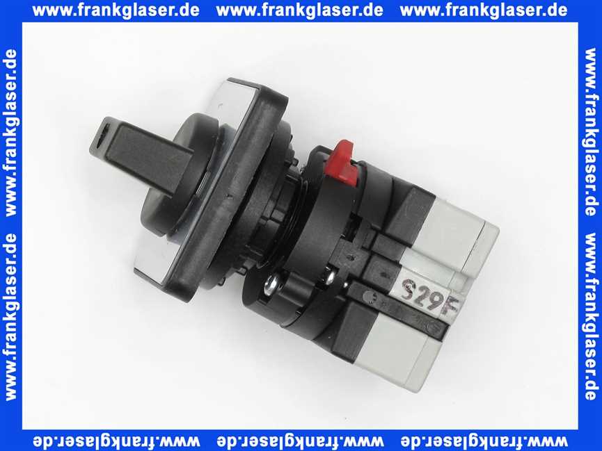 701211 Weishaupt Schalter A2/8ZM/F601/NS 2-polig Stellung 0-1