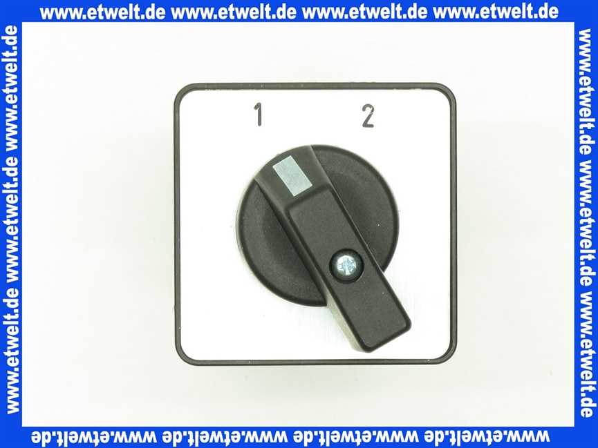 701222 Weishaupt Schalter WS4/8ZM/NS 4-polig Stellung 1-2