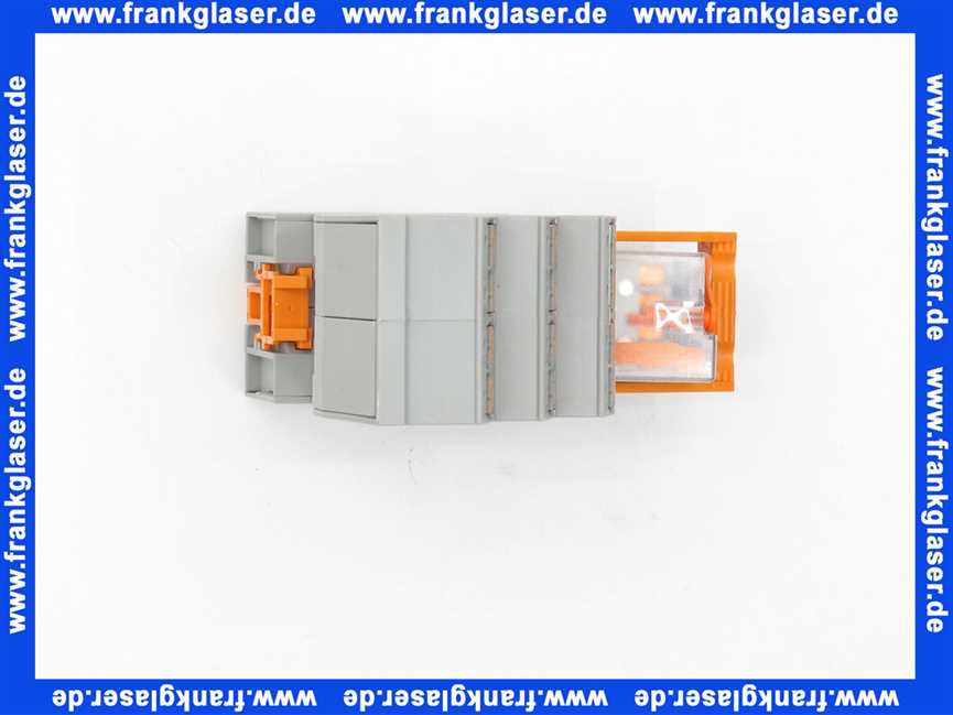 704476 Weishaupt Relaismodul vorm. mit Push-in-Anschluss bestehend aus: Relaissockel, Leistungskontaktrelais steckbarem Anzeige-/Entstörmodul und Haltebügel Kontaktausführung: 4 Wechsler Eingangsspannung 230V AC