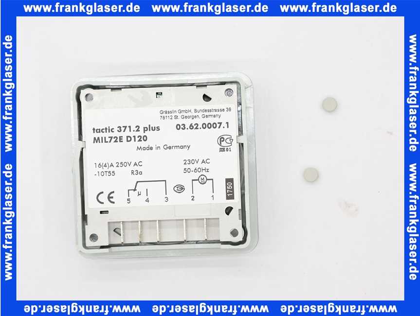 709119 Weishaupt Zeitschaltuhr digital MIL72E/1 digi 20 220-240V 45-60Hz Tages-u. Wochenprogramm