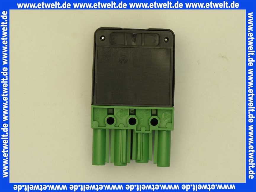 716087 Weishaupt Steckerteil ST18/4 mit aufgeschraubter Kappe