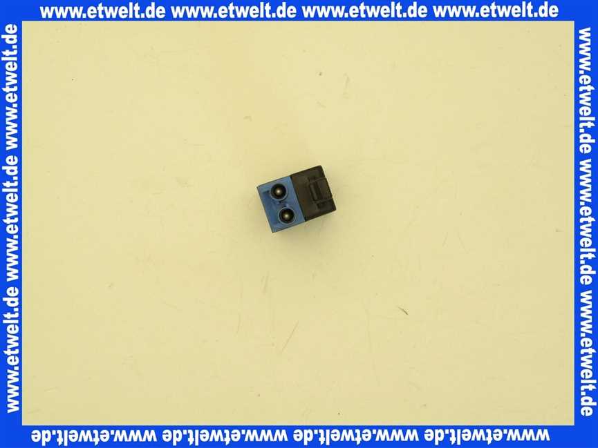 716124 Weishaupt Steckerteil ST17/2 blau Beschriftung 8