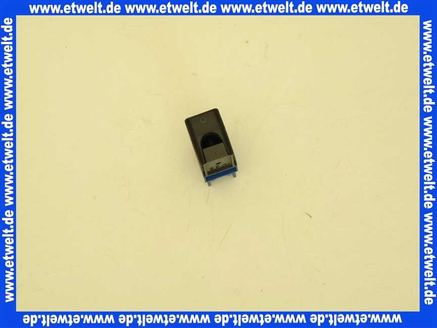 716124 Weishaupt Steckerteil ST17/2 blau Beschriftung 8