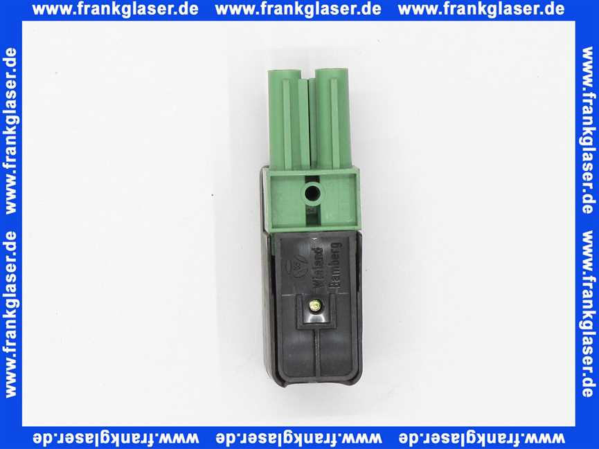 716126 Weishaupt Steckerteil Stecker ST17/2 grün Beschriftung 9