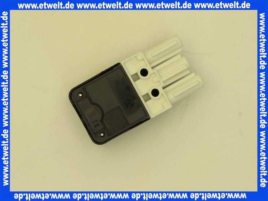 716130 Weishaupt Steckerteil ST18/3 weiß Beschriftung 14
