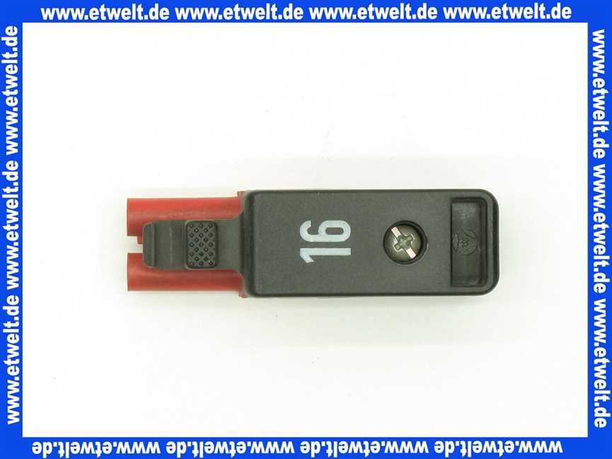 716153 Weishaupt Steckerteil ST17/2 rot Beschriftung 16