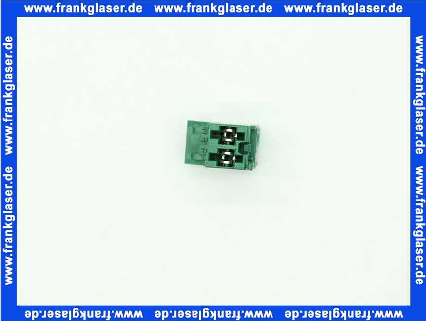 716200 Weishaupt Stecker Nr. 6 2-polig grün Rast 5 Position 1a, 1b, 2a Kodierung d20