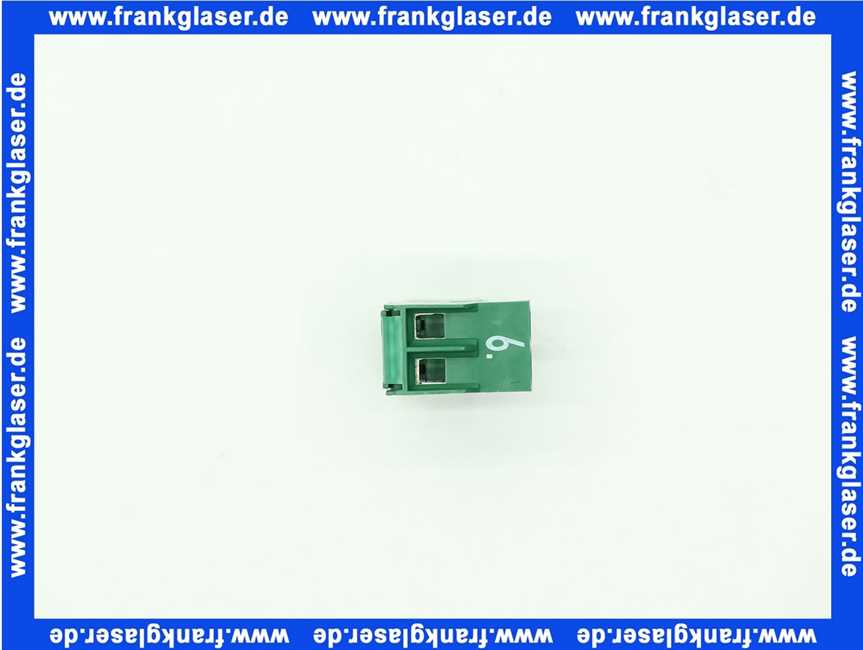 716200 Weishaupt Stecker Nr. 6 2-polig grün Rast 5 Position 1a, 1b, 2a Kodierung d20