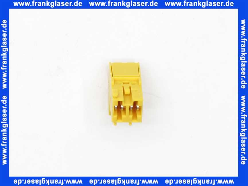 716201 Weishaupt Stecker Nr. 8 2-polig gelb Rast 5 Position laq, 2a Kodierung O1c