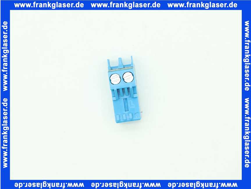 716204 Weishaupt Stecker Nr. 18 2-polig blau Rast 5 Pos. 1b, 2a, 2b, Kod. d20