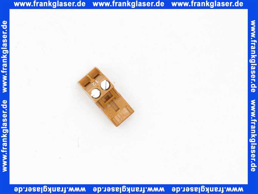 716206 Weishaupt Stecker Nr. 12 2-polig braun gekrimt Rast 5 Position 1a, 2a Kodierung