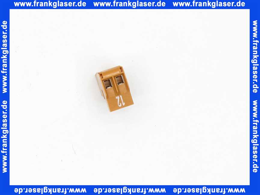 716206 Weishaupt Stecker Nr. 12 2-polig braun gekrimt Rast 5 Position 1a, 2a Kodierung