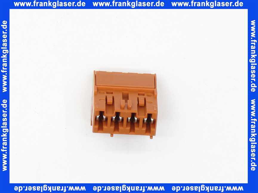 716209 Weishaupt Stecker Nr. 16 4-polig braun Rast 5 Position 2a, 4b Kodierung d20, 03c