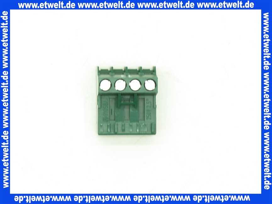 716210 Weishaupt Stecker Nr. 13 4-polig grün Rast 5 Position 1a, 3b Kodierung d20, 03c