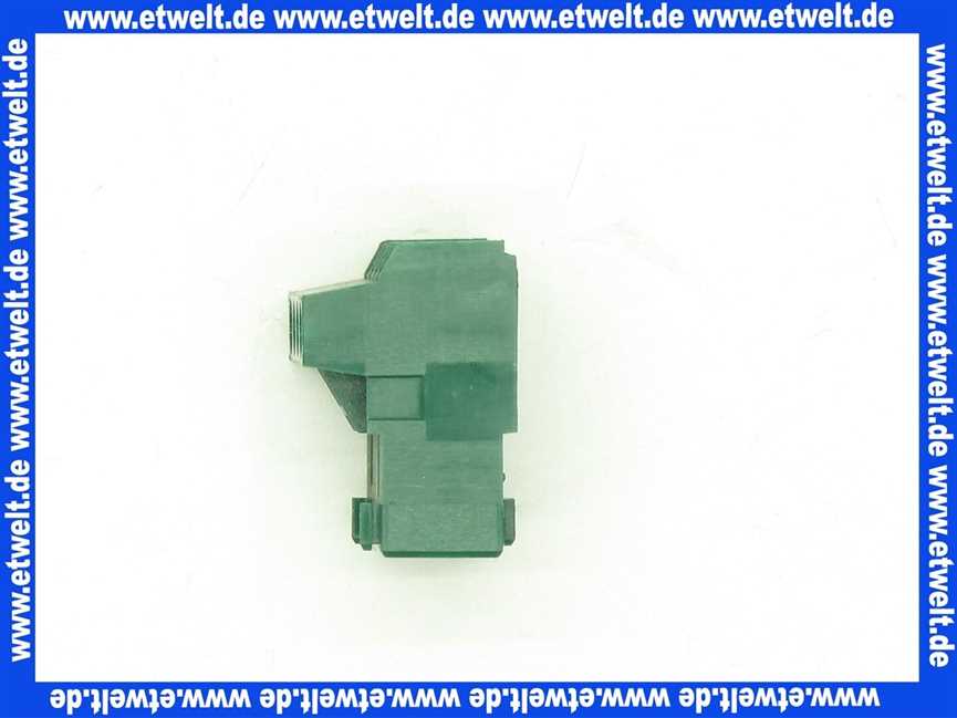 716210 Weishaupt Stecker Nr. 13 4-polig grün Rast 5 Position 1a, 3b Kodierung d20, 03c