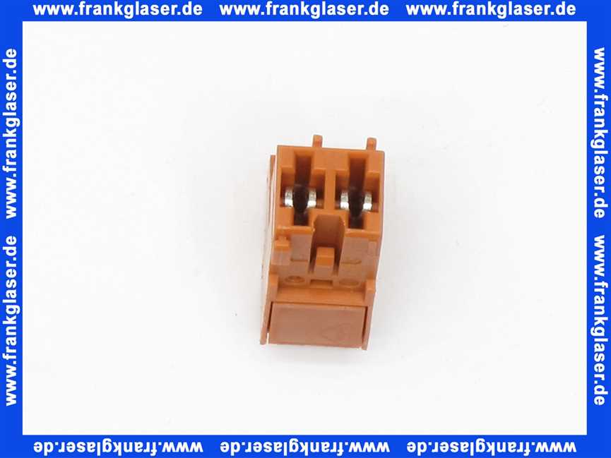 716225 Weishaupt Stecker Nr. 6 2-polig braun Rast 5
