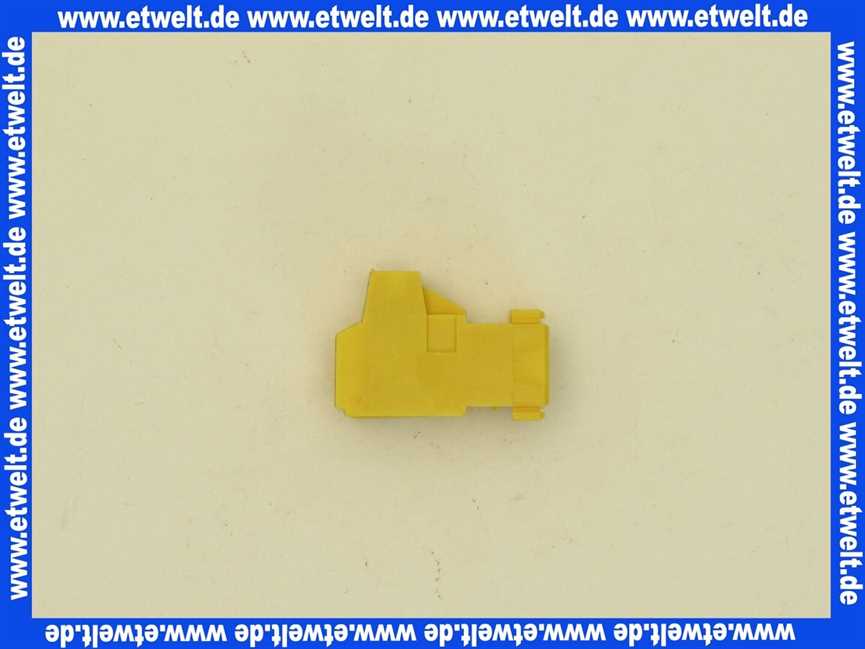 716229 Weishaupt Stecker Nr. 10 2-polig gelb Rast 5