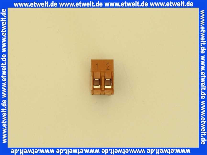 716288 Weishaupt Stecker VA1 2-polig orangebraun Rast 5 K60 PA6 V2
