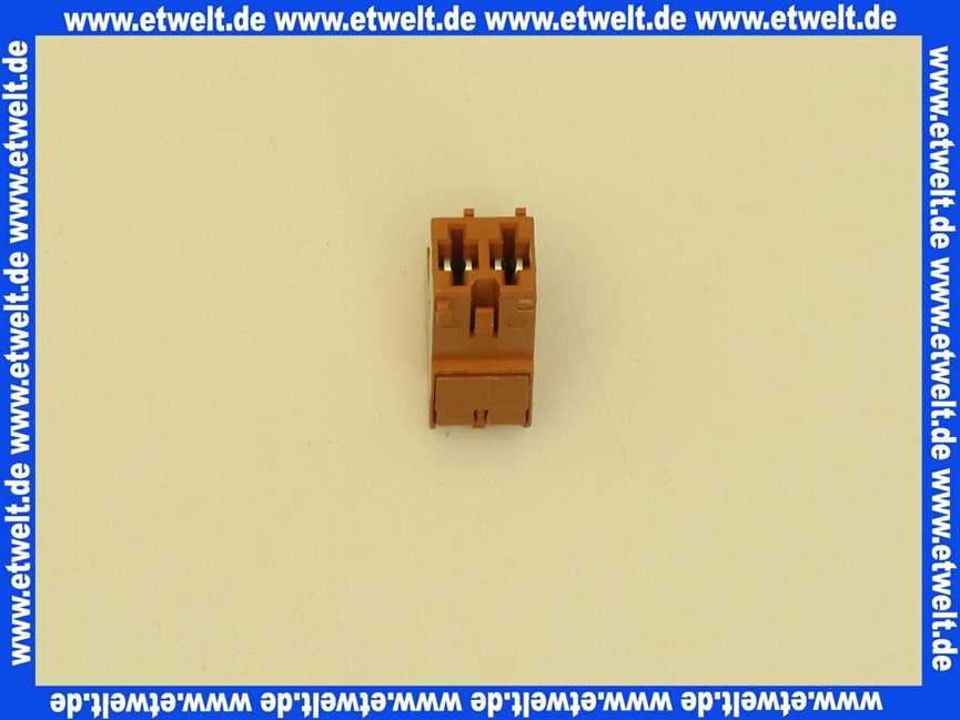 716288 Weishaupt Stecker VA1 2-polig orangebraun Rast 5 K60 PA6 V2