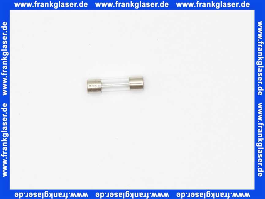 722046 Weishaupt Feinsicherung 5 x 20 0,63A träg IEC127-2/III DIN 41662