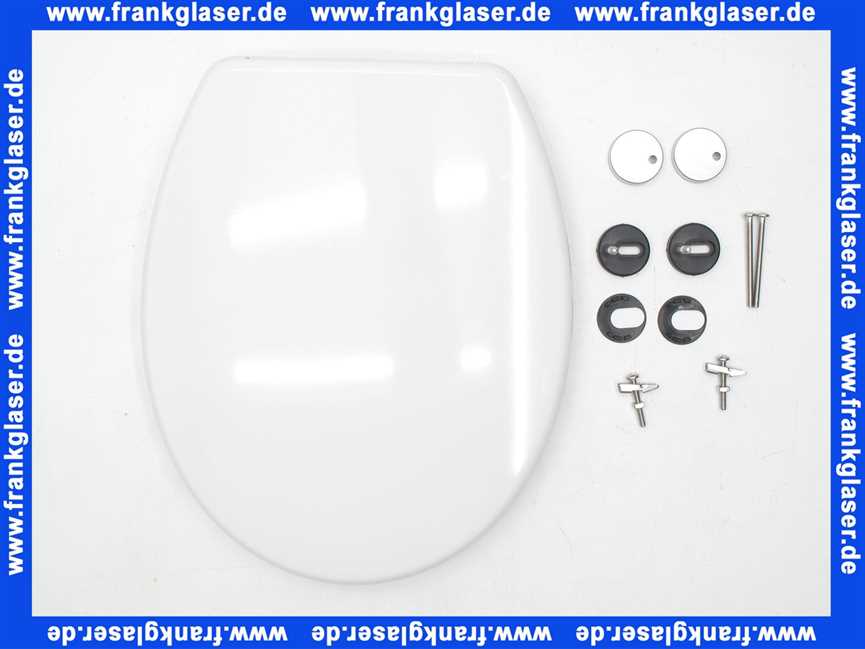 Wisa WC-Sitz Star, weiß, Duroplast 2,76kg, abnehmbar, exz. Edelstahlsch. 1409263601