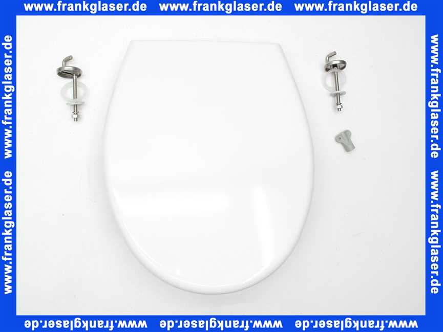 Wisa WC-Sitz Libra, weiß, Duroplast 2,0kg, exz. Edelstahlscharniere 1409267001