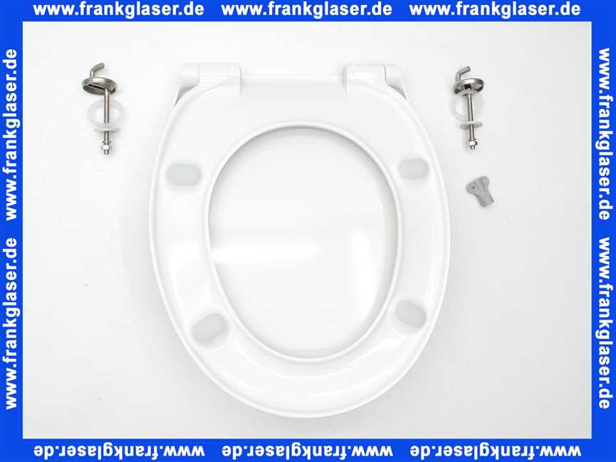 Wisa WC-Sitz Libra, weiß, Duroplast 2,0kg, exz. Edelstahlscharniere 1409267001