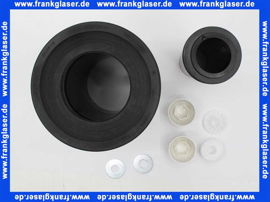 8050390080 Wisa Wand-WC Anschluss Garnitur 90mm