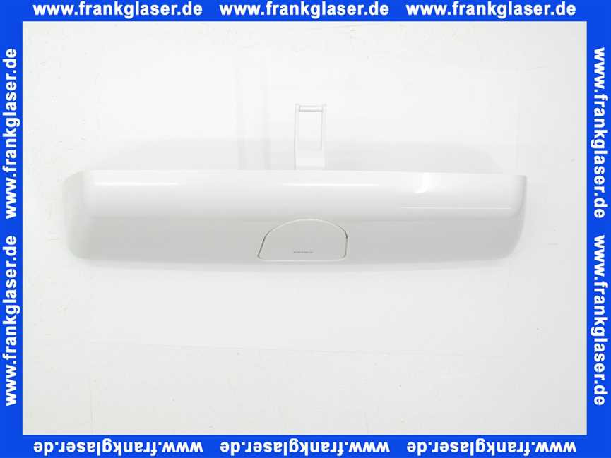 8050410801 Wisa Deckel für Spülkasten mit Bedientaste weiss